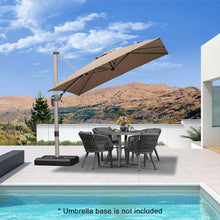Load image into Gallery viewer, PURPLE LEAF Deluxe Aluminum Outdoor Patio Umbrella Square Cantilever Umbrellas
