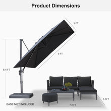 Load image into Gallery viewer, PURPLE LEAF UV Resistant Economical Outdoor Umbrella NEW Olefin Patio Umbrella
