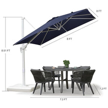 Load image into Gallery viewer, PURPLE LEAF White Outdoor Patio Umbrella Economical Large Patio Umbrellas
