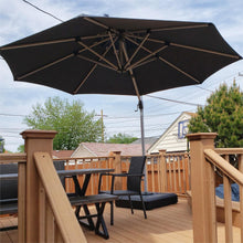 Load image into Gallery viewer, 【Outdoor Idea】PURPLE LEAF Porch Umbrellas, Outdoor Patio Umbrella with Base, Grey

