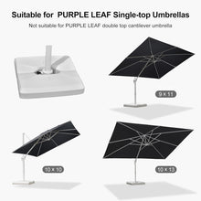 Afbeelding in Gallery-weergave laden, PURPLE LEAF White Patio Umbrella Base 220Lbs, ZY02XBBS-100
