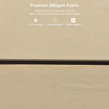 Afbeelding in Gallery-weergave laden, PURPLE LEAF Tilting Umbrellas Patio Market Umbrella with Two Adjustable Corners
