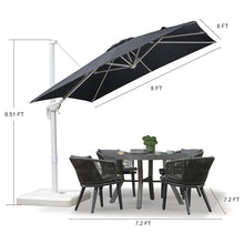 Afbeelding in Gallery-weergave laden, PURPLE LEAF White Outdoor Patio Umbrella Economical Large Patio Umbrellas
