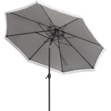 Charger l&#39;image dans la galerie, PURPLE LEAF Fringe Umbrella Patio Market Umbrella with Adjustable Corner
