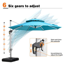 Afbeelding in Gallery-weergave laden, Clearance - PURPLE LEAF Cantilever Outdoor Umbrella Patio Umbrella
